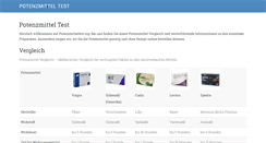 Desktop Screenshot of potenzmitteltest.org