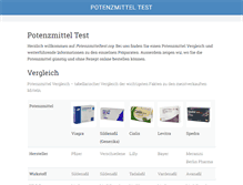 Tablet Screenshot of potenzmitteltest.org