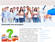 Tablet Screenshot of potenzmitteltest.net